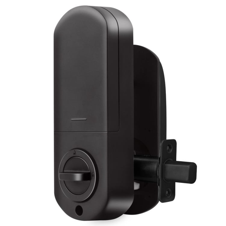 MEC Digital Motorised Smart Lock 20 User Codes Auto-Lock Backlit Keypad Matte Black image 4