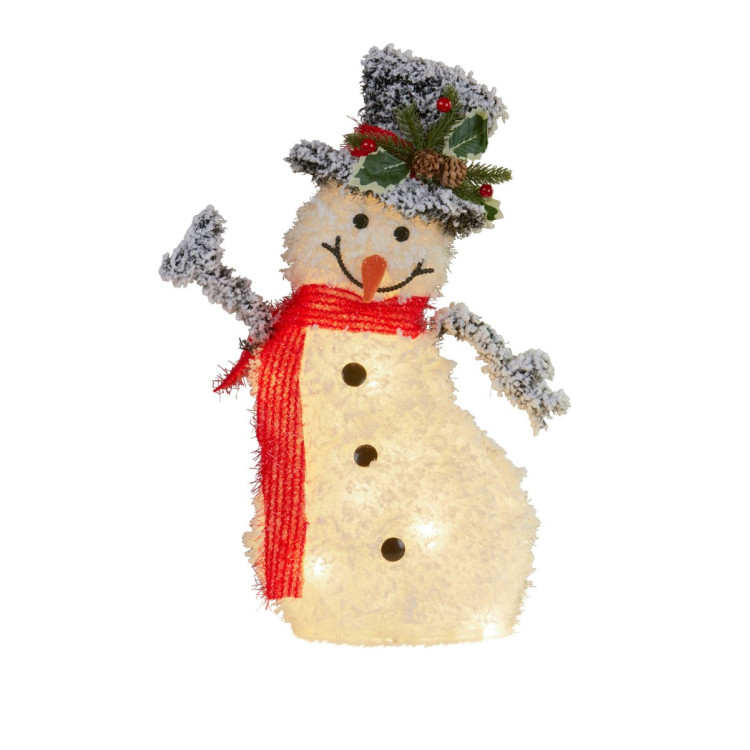 50cm Christmas Snowman with Lights image 2