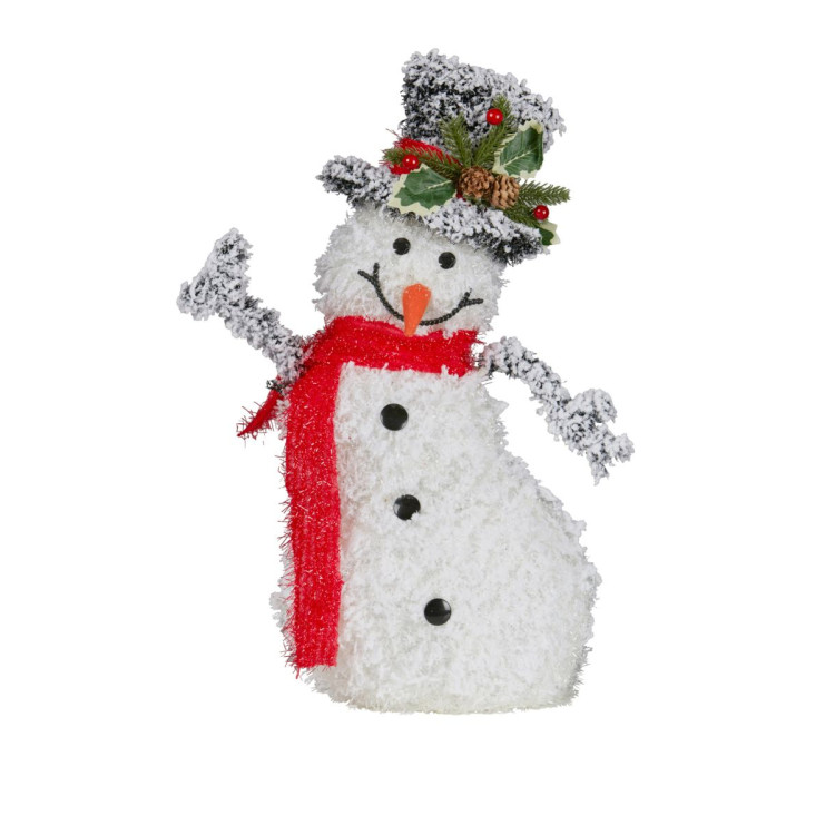 50cm Christmas Snowman with Lights image 3