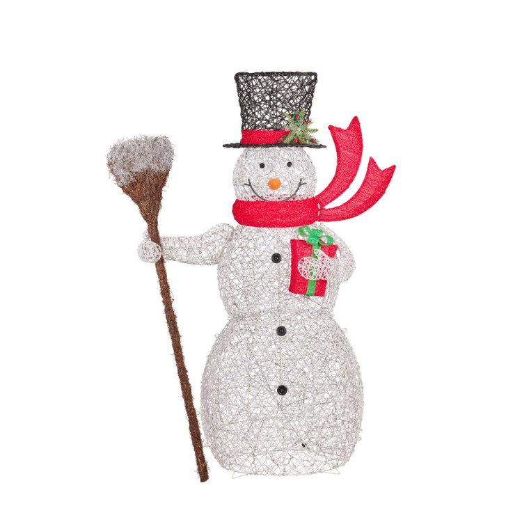 Christmas Snowman Display with Lights- Indoor/Outdoor 150cm image 4