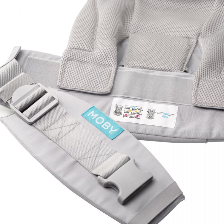 Moby Move Infant All-Position Carrier M-MOVE-GG - Glacier Grey image 2