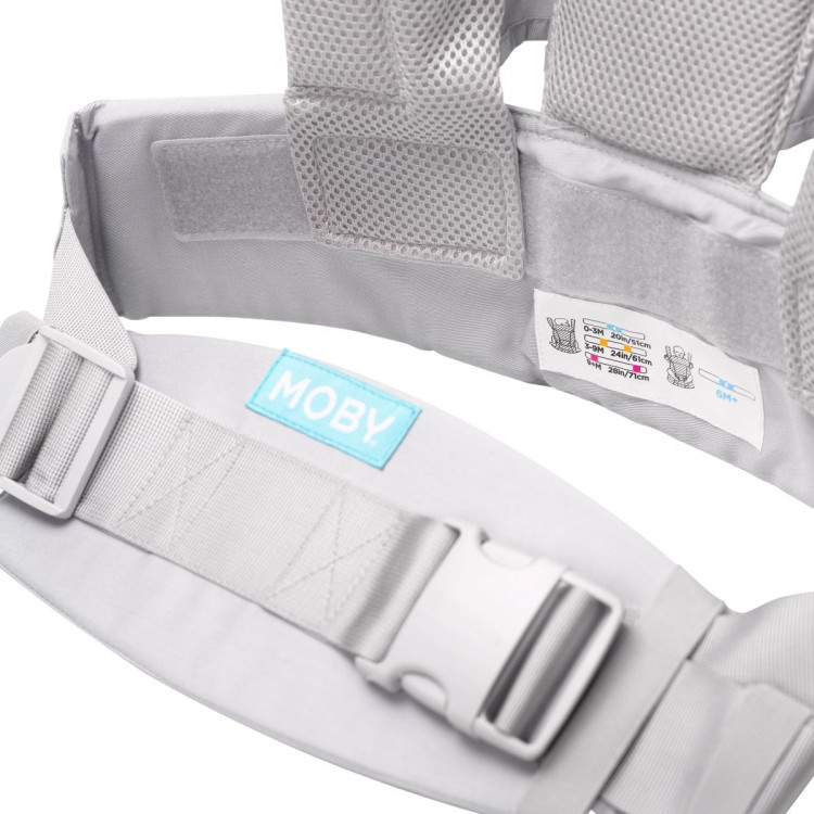 Moby Move Infant All-Position Carrier M-MOVE-GG - Glacier Grey image 3