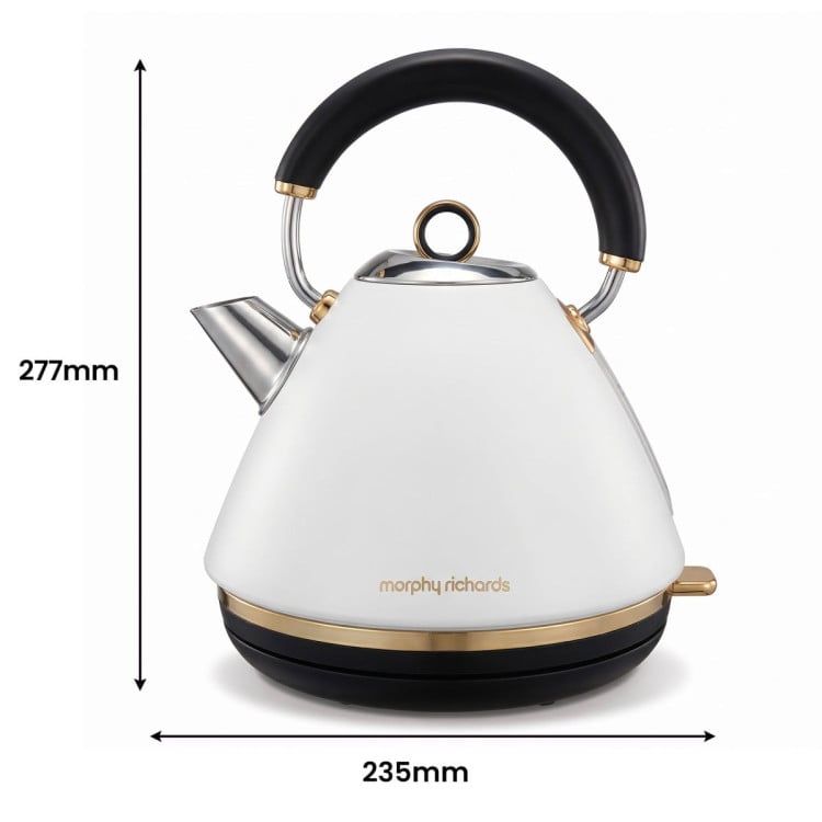 Morphy Richards Ascend Kettle and Toaster Set White Soft Gold 1.5L Jug Kettle 4 Slice Toaster Breakfast Pack image 5