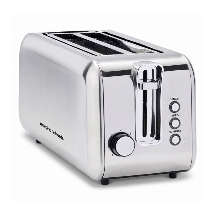 Morphy Richards Equip Stainless Steel Kettle and Toaster Set 1.7L Jug Kettle & 4 Slice Long Slot Toaster Bundle image 4