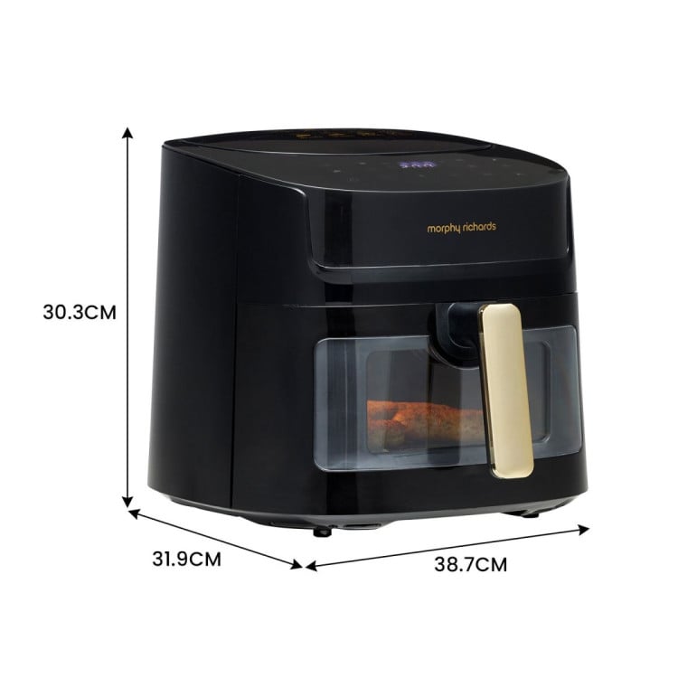 Morphy Richards 6.5L Digital Air Fryer MRAF72BK w/LED Touch Control Panel 8 Preset Cooking Programs Non Stick Drawer image 4