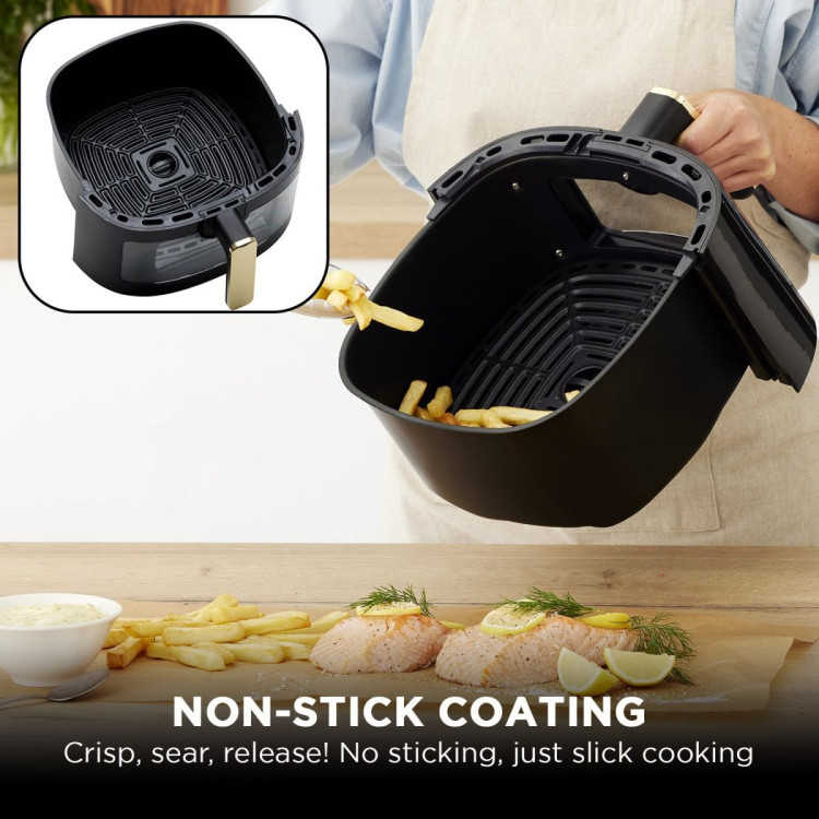 Morphy Richards 6.5L Digital Air Fryer MRAF72BK w/LED Touch Control Panel 8 Preset Cooking Programs Non Stick Drawer image 12