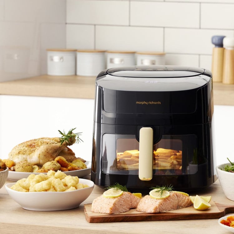 Morphy Richards 6.5L Digital Air Fryer MRAF72BK w/LED Touch Control Panel 8 Preset Cooking Programs Non Stick Drawer image 13