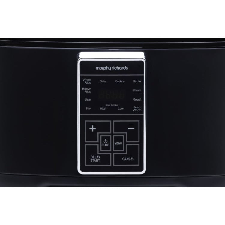 Morphy Richards Digital 6.5L Slow Cooker Matte Black 10 Preset Functions image 3