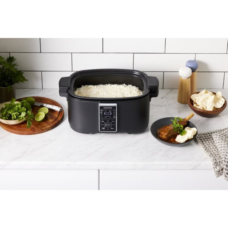 Morphy Richards Digital 6.5L Slow Cooker Matte Black 10 Preset Functions image 6