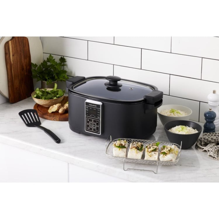 Morphy Richards Digital 6.5L Slow Cooker Matte Black 10 Preset Functions image 8