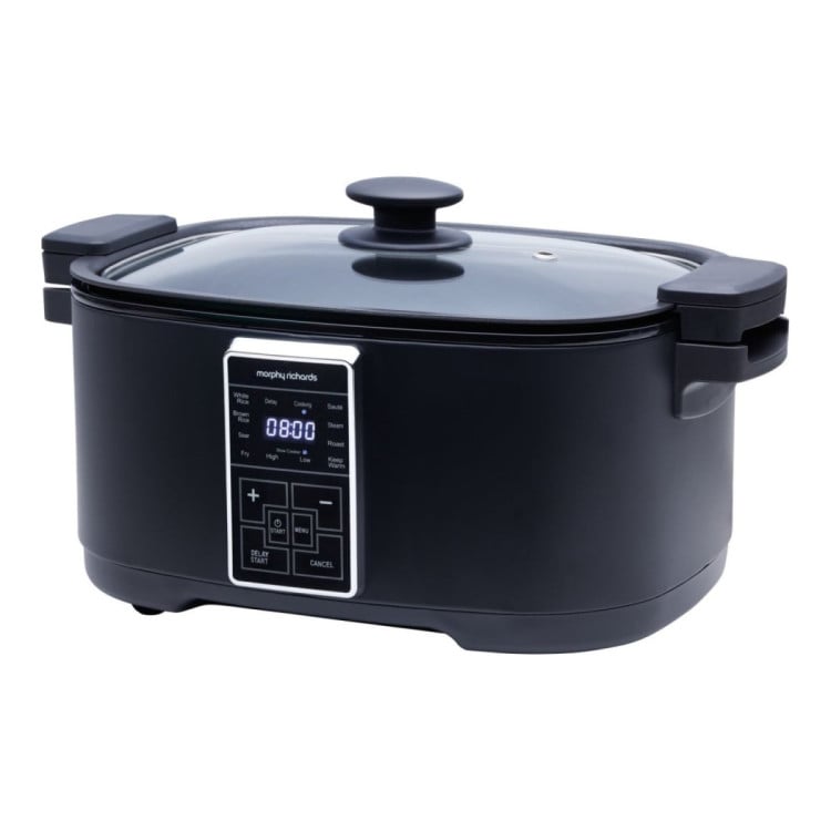 Morphy Richards Digital 6.5L Slow Cooker Matte Black 10 Preset Functions image 9