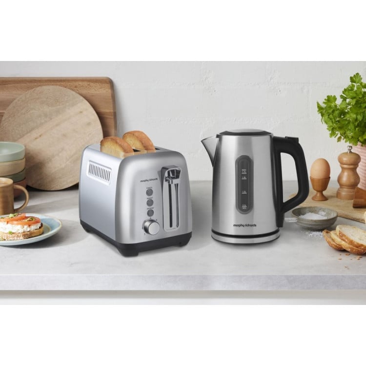 Morphy Richards Equip 1.7L Stainless Steel Electric Jug Kettle with 360d Base image 6