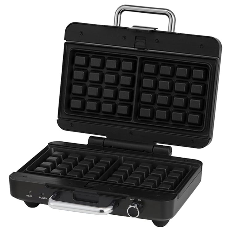 Morphy Richards MREMP4TNM Titanium 900W Multipress Jaffle Panini Waffle Pie 4 Plates Non-Stick Press Sandwich Maker image 11
