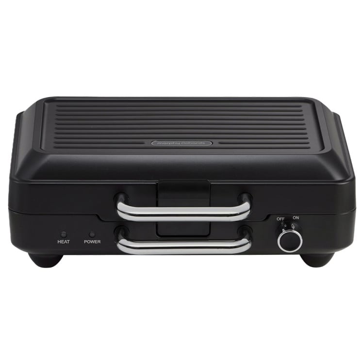 Morphy Richards MREMP4TNM Titanium 900W Multipress Jaffle Panini Waffle Pie 4 Plates Non-Stick Press Sandwich Maker image 3