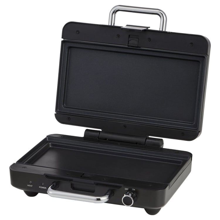 Morphy Richards MREMP4TNM Titanium 900W Multipress Jaffle Panini Waffle Pie 4 Plates Non-Stick Press Sandwich Maker image 8