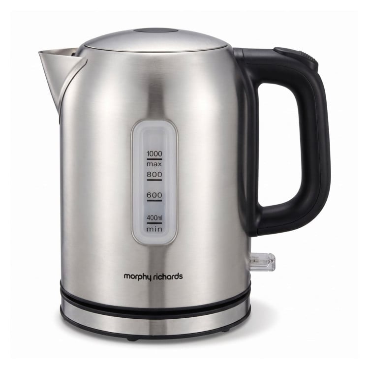 Morphy Richards Equip Kettle and Toaster Set Brushed Stainless Steel 1L Jug Kettle & 2 Slice Toaster Breakfast Bundle image 3