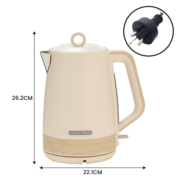 Morphy Richards Essence Scandi 1.7L Electric Kettle Swivel Base BPA-Free Boil-Dry Protection & Scandinavian Design image 4