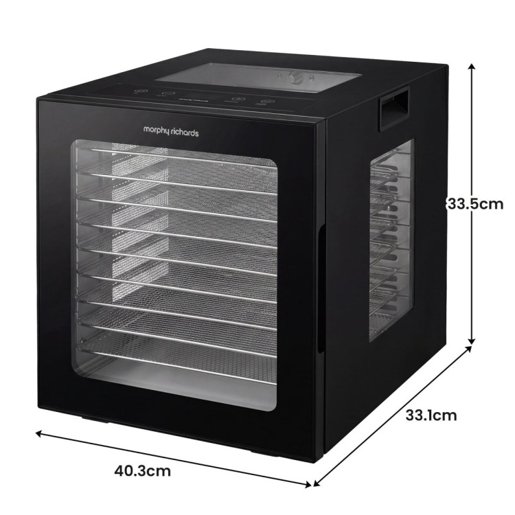 Morphy Richards 10-Shelf Food Dehydrator with 10 Preset Programs and Timer image 4