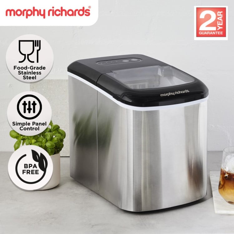 Morphy Richards 15kg Ice Maker in Stainless Steel image 11