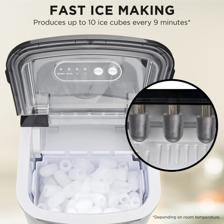 Morphy Richards 15kg Ice Maker in Stainless Steel image 7