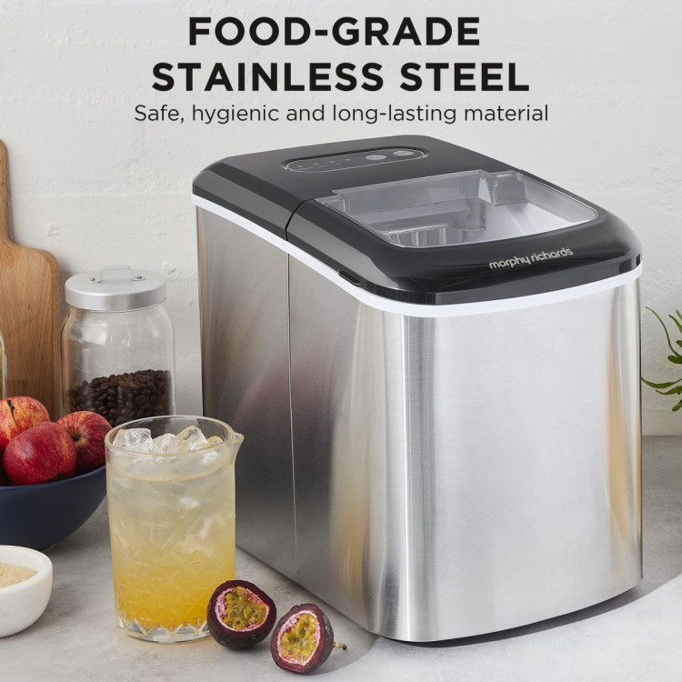 Morphy Richards 15kg Ice Maker in Stainless Steel image 9