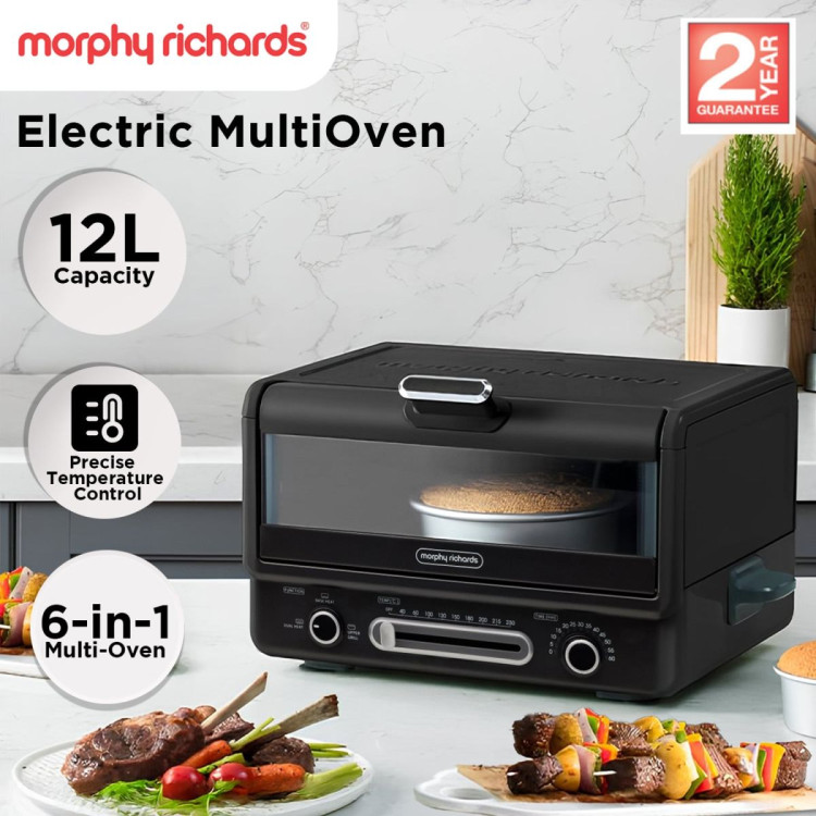 Morphy Richards MRMPO12T Electric Oven Multi-Function Non-Stick Pan and Grill 2000W 12L Capacity image 14