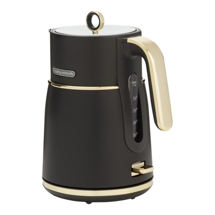 Morphy Richards Signature Soft Gold Matte Black 1.5 L Electric Kettle Rapid Boil image 5
