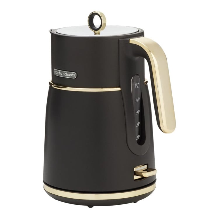Morphy Richards Signature Soft Gold Matte Black 1.5 L Electric Kettle Rapid Boil image 5