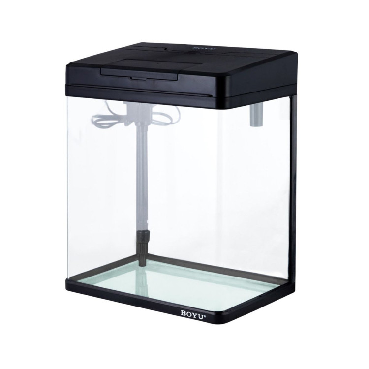 21L Complete Aquarium Kit With Bio Filter System LED Kit Curved Design image 3