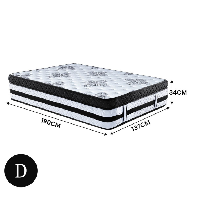 Laura Hill Double Mattress  with Euro Top - 34cm image 3