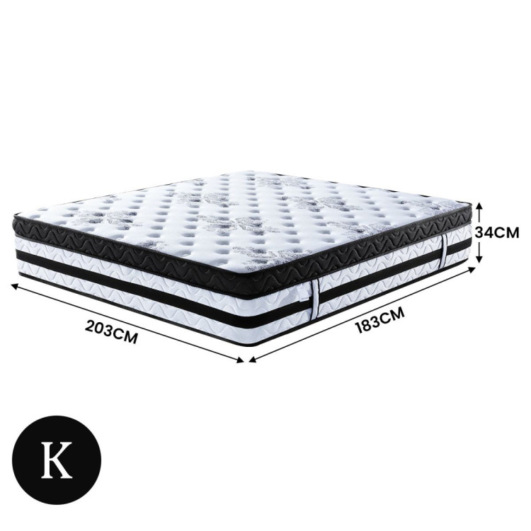 Laura Hill King Mattress  with Euro Top - 34cm image 11