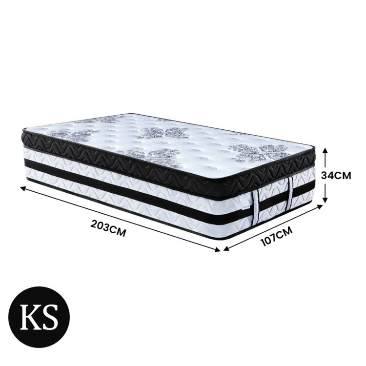 Laura Hill King Single Mattress  with Euro Top - 34cm image 3