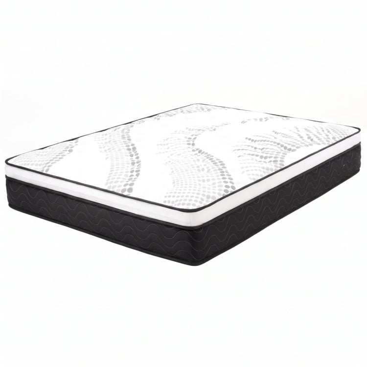 Laura Hill 32cm King Size Pocket Spring Mattress - Plush Euro Top, 5-Zone Support & High-Density Foam