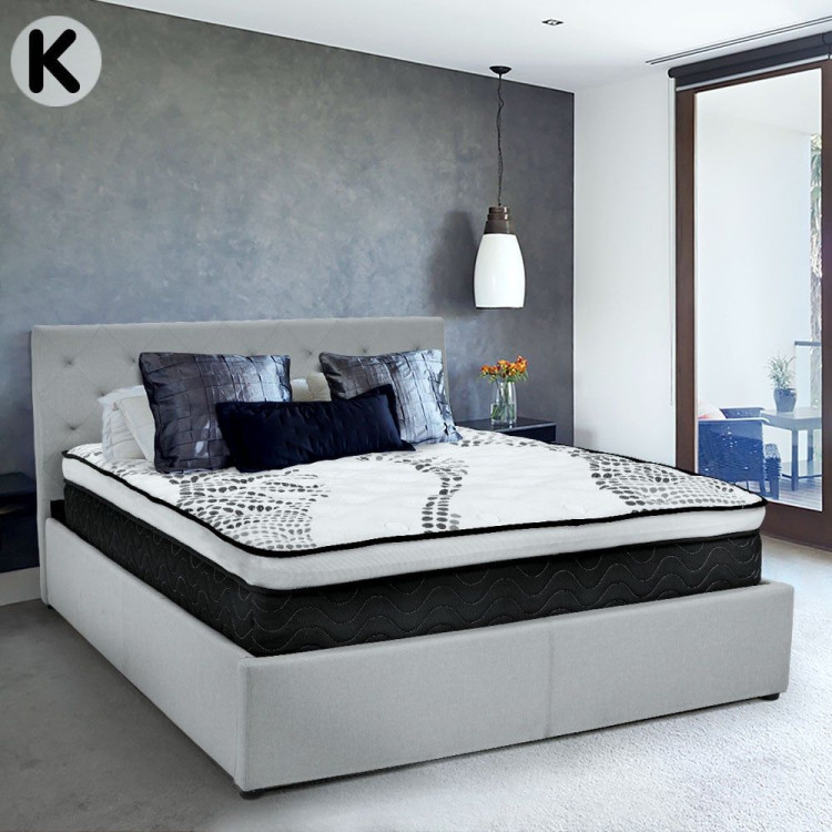 Laura Hill 32cm King Size Pocket Spring Mattress - Plush Euro Top, 5-Zone Support & High-Density Foam image 3