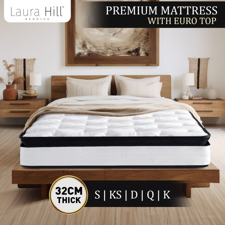 Laura Hill Queen Mattress with Euro Top - 32cm image 11