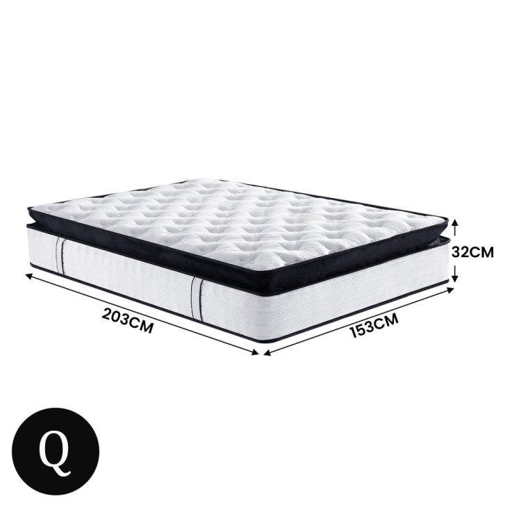 Laura Hill Queen Mattress with Euro Top - 32cm image 12