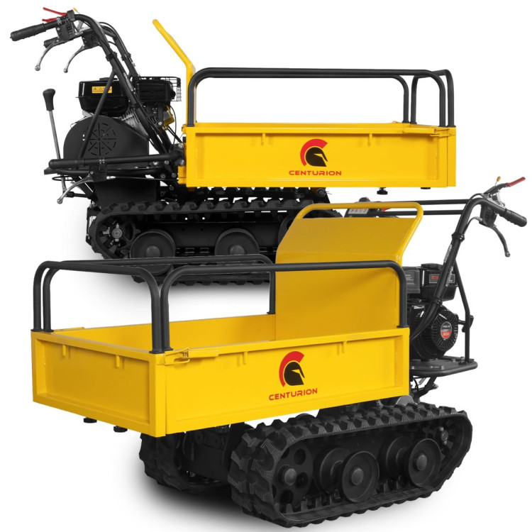 Centurion Petrol Tracked Wheelbarrow Dumper 212cc 7HP with Extendable Steel Hopper image 16