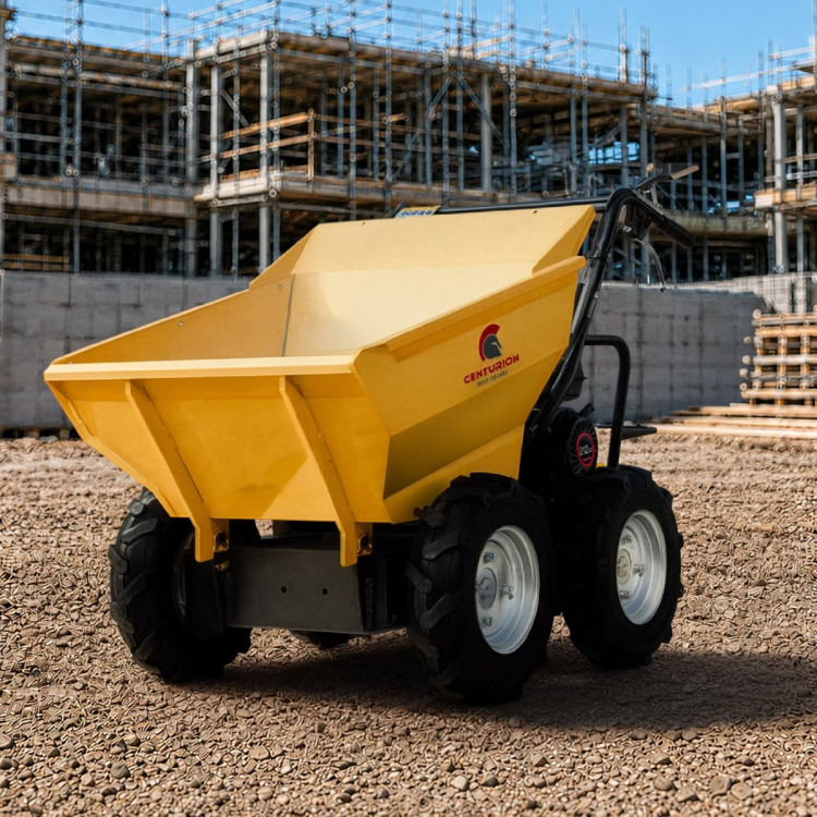 Centurion 300kg Petrol Motorised Wheelbarrow 4WD 212cc 7HP Dump Cart image 15
