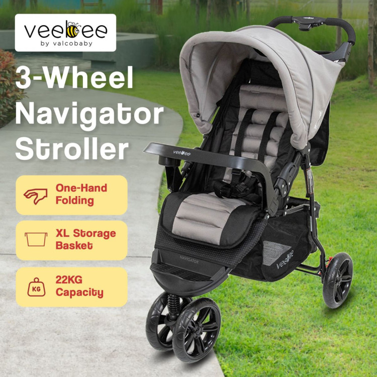 Veebee 3-Wheel Navigator Stroller - Fauna image 10