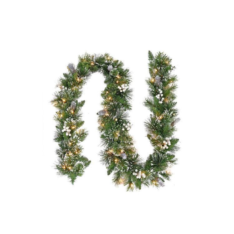 Christmas Garland with Twinkle Lights- Electric 274cm Bryson Pine