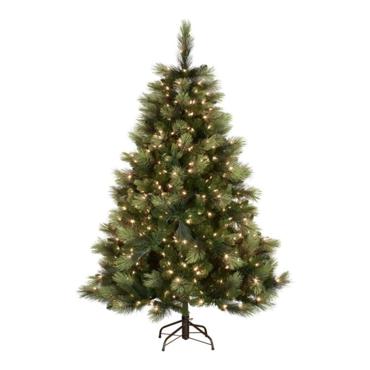 Christabelle 2.3m 7.5ft Christmas Tree with LED Lights Carolina Pine