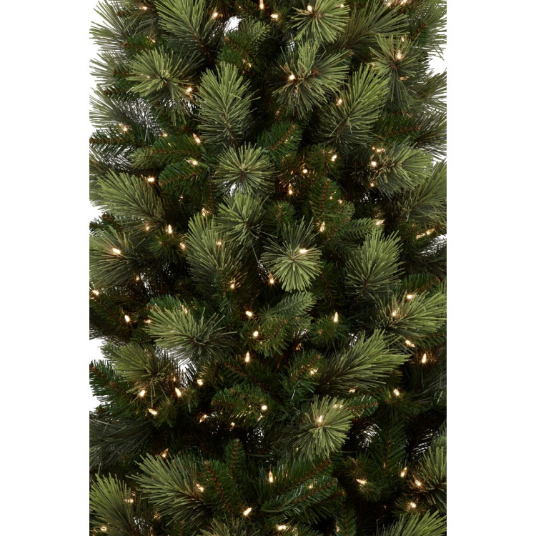 7.5ft Christmas Tree with Lights- Slimline Carolina Pine image 3