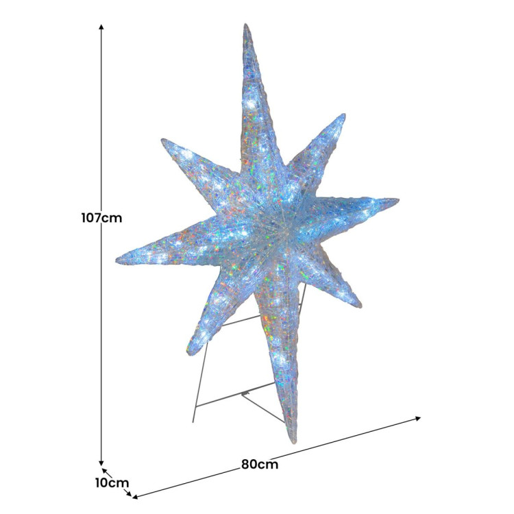 Christabelle Christmas Display Star with Lights - 107cm image 5
