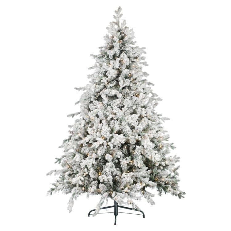 National Tree Company 2.3m Snowy Dorchester Pre-Lit Christmas Tree