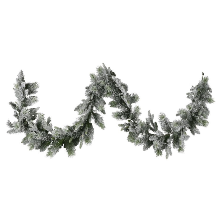 Christabelle 2.7m Christmas Garland Snowy with LED Lights Stamford Spruce Tree Decoration Ornament image 5