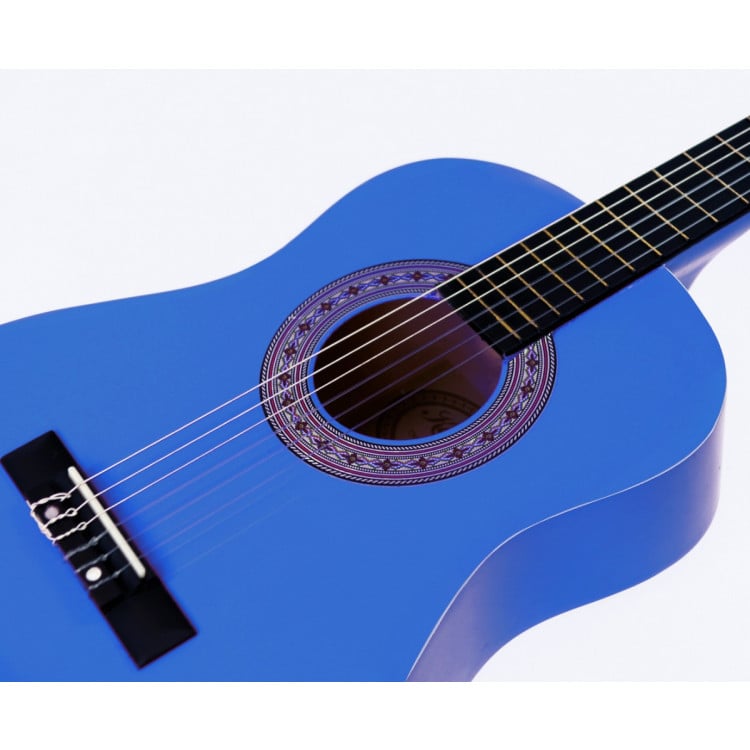 Karrera 34in Acoustic Children no cut Guitar - Blue image 6