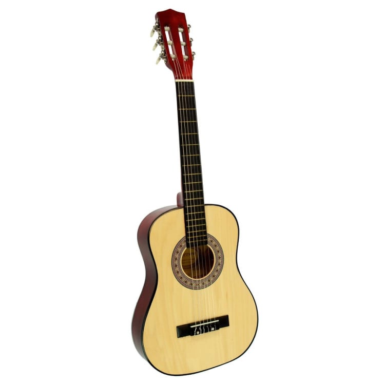 Karrera 34in Wooden Acoustic Childrens Guitar - Natural image 3