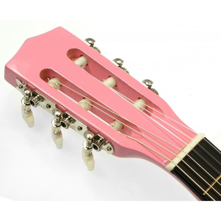 Karrera 34in Acoustic Children no cut Guitar - Pink image 3