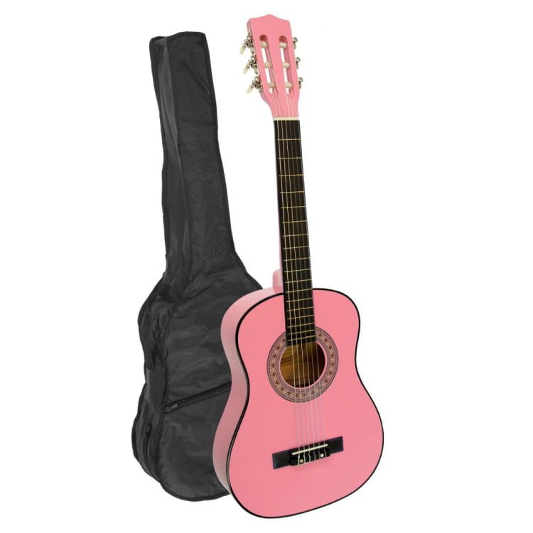 Karrera 34in Acoustic Children no cut Guitar - Pink