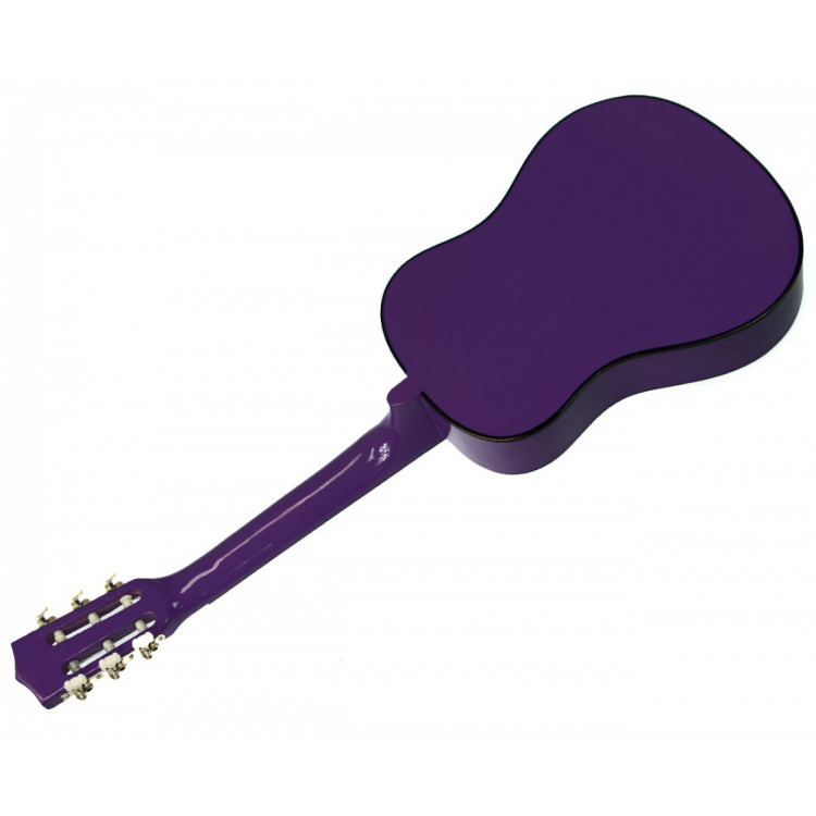 Karrera 34in Acoustic Children no cut Guitar - Purple image 5